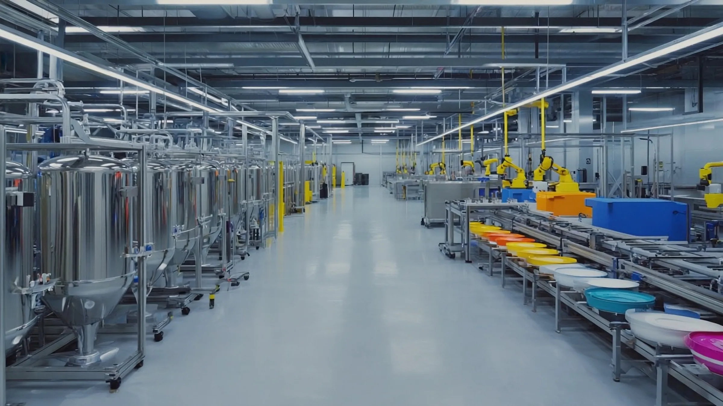 Resin floor coating project in warehousing & logistics