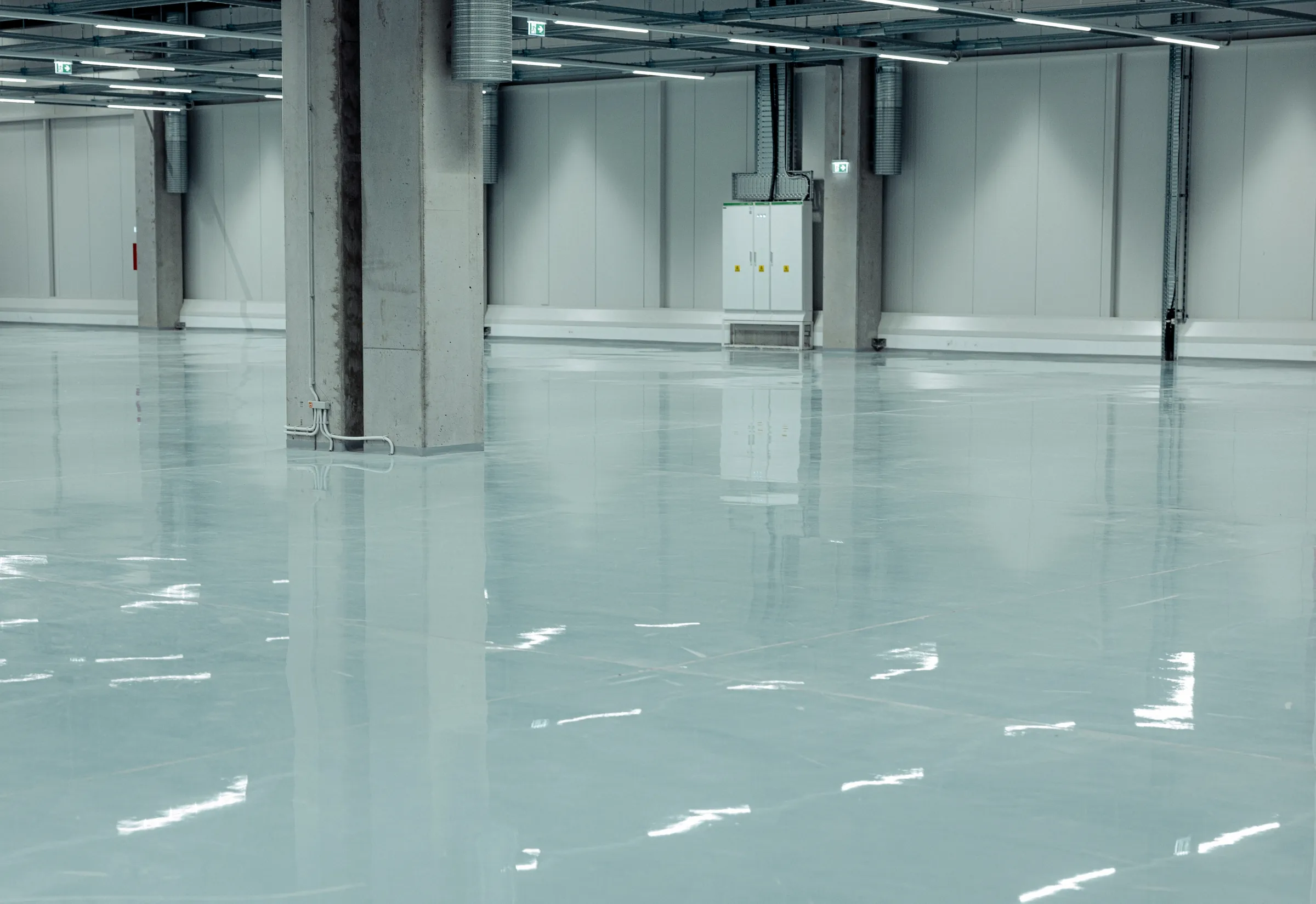Resin floor coating project in food & beverage